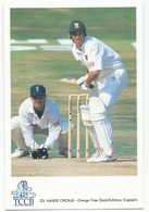 Hanse Cronje - South African Cricketer - Cricket