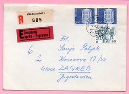 Letter - Frauenfeld 4.12.1981., Switzerland (Helvetia) To Zagreb, 6.12.1981., Yugoslavia, Registrated / Expres Letter - Sonstige & Ohne Zuordnung