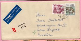 Letter - 1992., Switzerland (Helvetia), Air Mail / Registrated Letter - Andere & Zonder Classificatie
