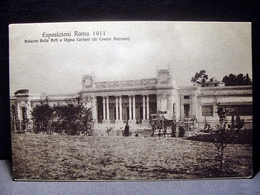 (FP.NV36) ESPOSIZIONI ROMA 1911 - PALAZZO BELLE ARTI E VIGNA CARTONI (di Cesare Bazzani) - Expositions