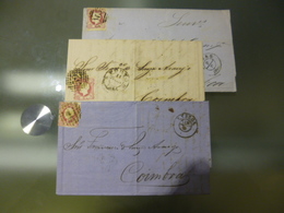 D.LUIS I - LOTE TRES CARTAS - Covers & Documents