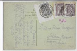 1927 - GRECE - CARTE De OLYMPIA => WOHLEN (SUISSE) - Storia Postale