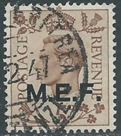 1943-47 OCCUPAZIONE BRITANNICA MEF USATO 5 P - RB44-4 - Occ. Britanique MEF