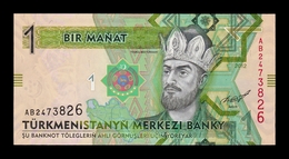 Turkmenistan 1 Manat 2012 Pick 29a SC UNC - Turkmenistan