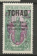 TCHAD  N° 40 Variétée Petit Anneau Lune Dans Le 0 De Droite NEUF** LUXE SANS CHARNIERE / MNH - Unused Stamps