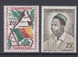 Cameroon 1960 Mi#322-323 Mint Never Hinged - Cameroon (1960-...)