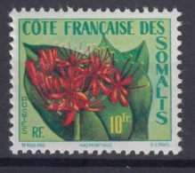 French Somali Coast Flowers 1958 Mi#318 Mint Never Hinged - Unused Stamps