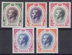 Monaco 1955 Mi#506-510 Mint Never Hinged - Unused Stamps