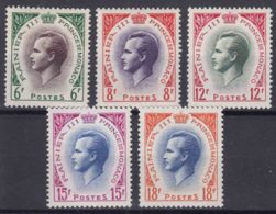 Monaco 1955 Mi#506-510 Mint Never Hinged - Ungebraucht