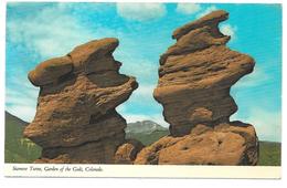 Siamese Twins, Garden Of The Gods, Colorado - Vista Of Pikes Peak - 1988 - Colorado Springs