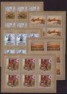 Russia 2019 5 Sheet Contemporary Russian Art Modern Painting Monument Landscape View Sightseeing Architecture Stamps MNH - Feuilles Complètes