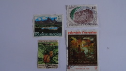 OCEANIE - POLYNESIE FRANçAISE  4 Timbres 1986-1988 + 1 Timbre 1991 Non Dentelé - Used - Used Stamps