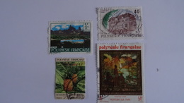 OCEANIE - POLYNESIE FRANçAISE  4 Timbres 1986-1988 + 1 Timbre 1991 Non Dentelé - Used - Usados