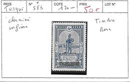 TURQUIE N° 583 * CHARNIERE INFIME - Unused Stamps
