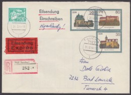 Mi-Nr. U1, Als R- Eilboten/eigenhändig Mit Pass. Zusatzfr., Ankunftsstempel - Covers - Used