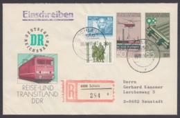 Mi-Nr. U3, Mit Pass. Zusatzfr. Als R- Brief, 8.8.90 - Umschläge - Gebraucht