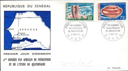 Senegal 0300/01 Fdc Préhistoire, Artéfacts, Baobab, Mégalithe - Archäologie