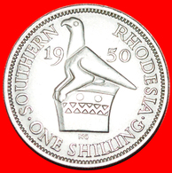 √ ZIMBABWE BIRD (1948-1952): SOUTHERN RHODESIA ★ 1 SHILLING 1950! George VI (1937-1952) LOW START ★ NO RESERVE! - Rhodésie