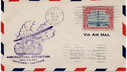 (R45) SCOTT C11 - 5 C BEACON - INTERNATIONAL  AERONAUTICAL EXPOSITION - CHICAGO - ILLINOIS TO NEW YORK - 1928. - 1c. 1918-1940 Covers