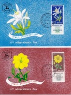 ISRAEL, 1960, Maxi-Card(s), Independence - Flowers, SG188-189,  F5040 - Tarjetas – Máxima