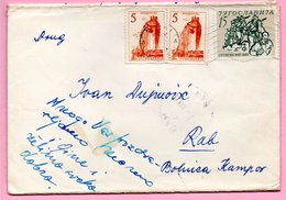 Letter - Postmark Osijek, 9.9.1963. / Rab, 11.9.1963., Yugoslavia - Other & Unclassified