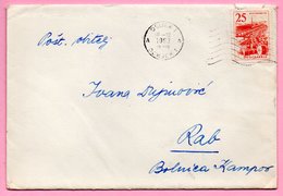 Letter - Postmark Osijek, 16.3.1963. / Rab, 18.3.1963., Yugoslavia - Andere & Zonder Classificatie