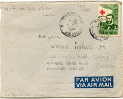 VIET-NAM LETTRE PAR AVION DEPART SAIGON 7-12-1952 VIETNAM POUR LE VIETNAM - Viêt-Nam