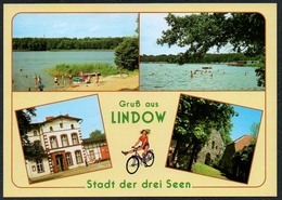 D1209 - TOP Lindow Bahnhof - Bild Und Heimat Reichenbach - Qualitätskarte - Lindow