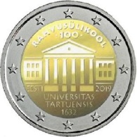 ESTONIA - 2 Euro 2019 - Centenario Dell’Università Di Tartu - UNC!!! - Estonia