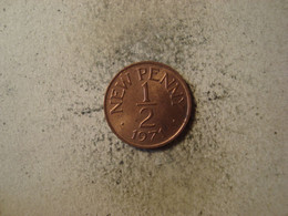 MONNAIE GUERNESEY 1/2 NEW PENNY 1971 - Guernsey