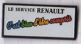 PINS AUTOMOBILE RENAULT LE SERVICE 01 - Renault