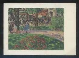 *Albert André - Gartenplatz In Batignolles, Paris* Ed. M. Jaffé - A. Egger Nº 325. Nueva. - Paintings
