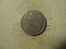 MONNAIE TRINITE TOBAGO 25 CENTS 1978 - Trinidad En Tobago