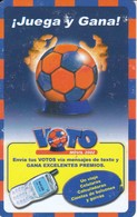 TARJETA DE BOLIVIA DE HOLA MOVIL  JUEGA Y GANA - BALON FUTBOL - Bolivie