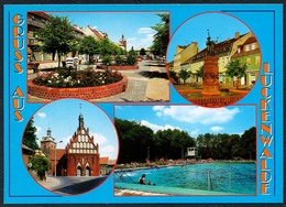 D1230 - TOP Luckenwalde Freibad Schwimmbad - Bild Und Heimat Reichenbach - Qualitätskarte - Luckenwalde