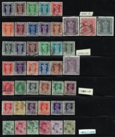 INDIA 1902-1963 SERVICE STAMPS CATALOG VALUE US $20.00 - Verzamelingen & Reeksen