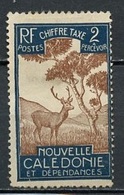 Nouvelle Calédonie - Neukaledonien - New Caledonia Taxe 1928 Y&T N°T26 - Michel N°P19 Nsg - 2c Cerf Et Niaouli - Timbres-taxe
