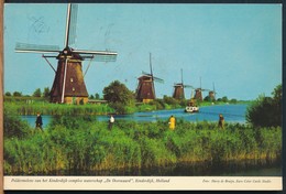 °°° 15268 - NETHERLANDS - KINDERDIJK - 1976 With Stamps °°° - Kinderdijk