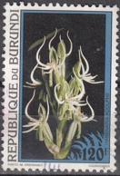 Burundi 1995 Michel 1814 O Cote (2005) 4.40 Euro Orchidée Habenaria Adolphi Cachet Rond - Usati