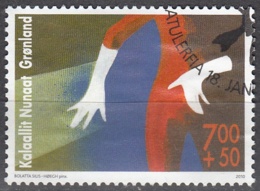 Groenland 2010 Michel 558 O Cote (2013) 2.00 Euro Pantomime Cachet Rond - Used Stamps