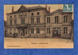 CPA Toilée Couleur - CHEVILLON - L' Hôtel De Ville - édition Auguste Jacquot - P. Rachecourt Sur Marne Curel Bayard - Chevillon