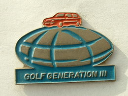 PIN'S VOLKSWAGEN GOLF GENERATION III - Volkswagen