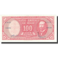 Billet, Chile, 10 Centesimos On 100 Pesos, UNDATED (1960-1961), KM:127a, SUP+ - Chile