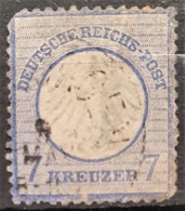 DEUTSCHES REICH 1872 - Canceled - Mi 10 - Kleines Brustschild - 7kr - Gebruikt