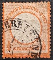 DEUTSCHES REICH 1872 - BREITENB... Cancel - Mi 3 - Kleines Brustschild 1/2g - Usados