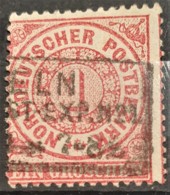 NORDDEUTSCHER POSTBEZIRK 1869 - Canceled - Mi 16 - 1g - Gebraucht