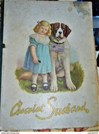 Très Rare Livre 31 X 23 Cm Chocolat Suchard 1911 Pour Buvards Complet - Chocolade En Cacao