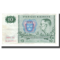 Billet, Suède, 10 Kronor, 1963-1990, 1984, KM:52e, SUP - Suède