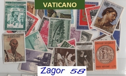 VATICANO   -  100  DIFFERENTI  SOLO  COMMEMORATIVI  -   NUOVI  / USATI  - - Collezioni