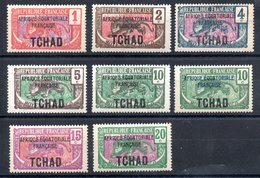 Tchad  Tschad Y&T 19** - 22**, 23*, 23a**, 24* - 26*, 27**, 28**, 29(*), 30*, 31**, 32*, 33**, 34*, 35*, 36** - Ongebruikt
